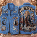 Fleetwood Mac Go Your Own Way Denim Vest Fleetwood Mac Merch 2026 Gift For Music Lovers - Merchluma