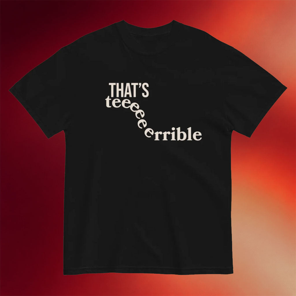 Aesha's Merch 2026 That's Teeeeerrible T-Shirt Aesha Scott Merch Gift Ideas For BFF - Merchluma