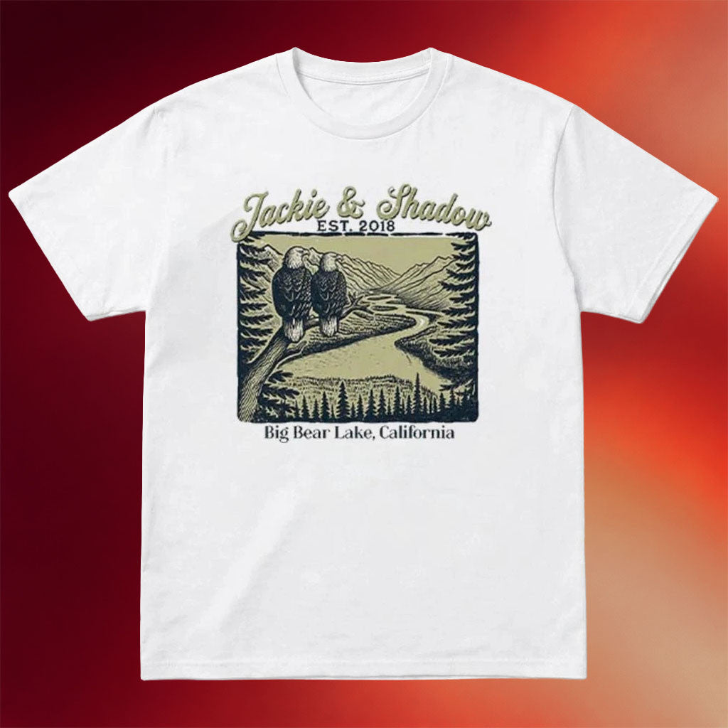 Jackie Big Bear Merch 2026 Jackie And Shadow Big Bear Lake Eagles T-Shirt Wildlife Lover Gift - Merchluma