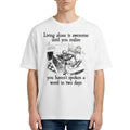 Living Alone Is Awesome Until You Realize You Haven't Spoken A Word In Two Days Shirt Gag Gifts - Merchluma