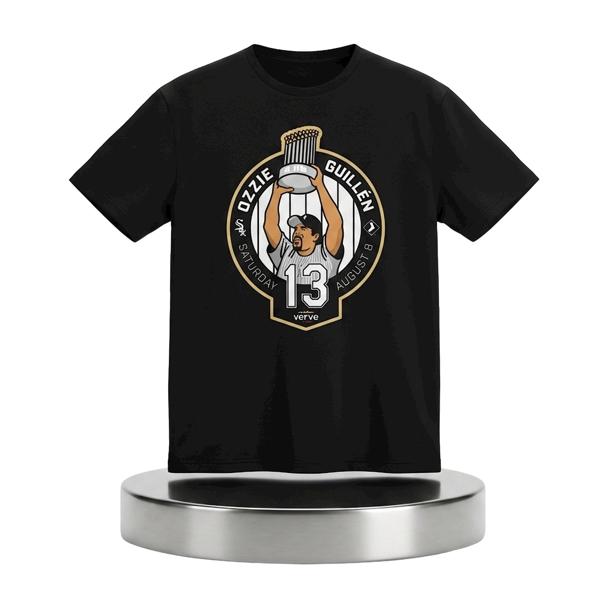 Ozzie Guillen White Sox Saturday August 8 Shirt #13 Ozzie Guillen Merch Gift For Baseball Fans - Merchluma