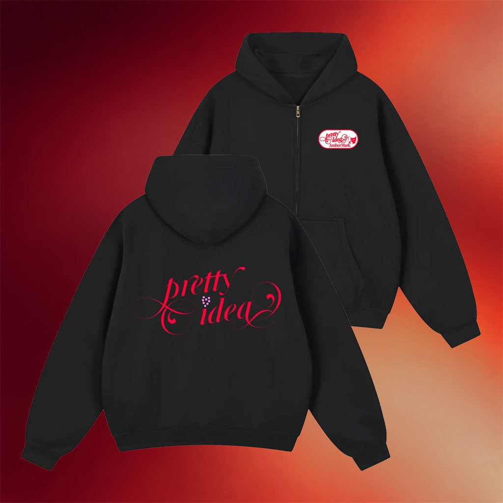 Amber Mark Merch 2026 Pretty Idea Zip Hoodie Black Music Lover Gift Ideas For Her - Merchluma