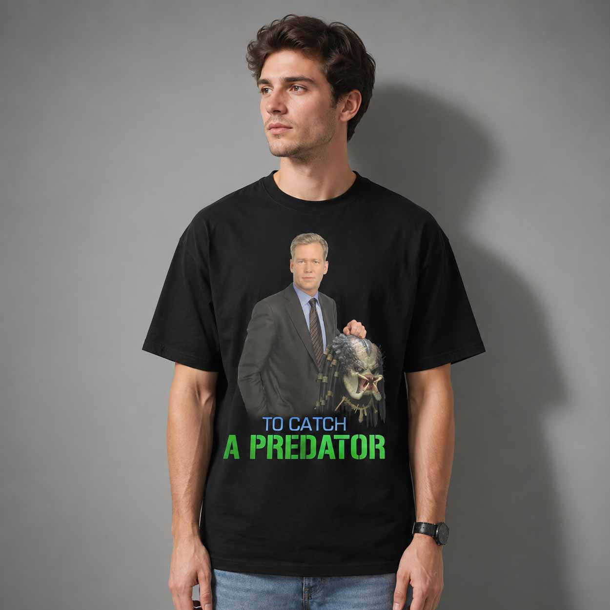 To Catch A Predator Merch Funny Graphic T-Shirt Retro TV Show Inspired Meme Shirt Fan Gifts - Merchluma