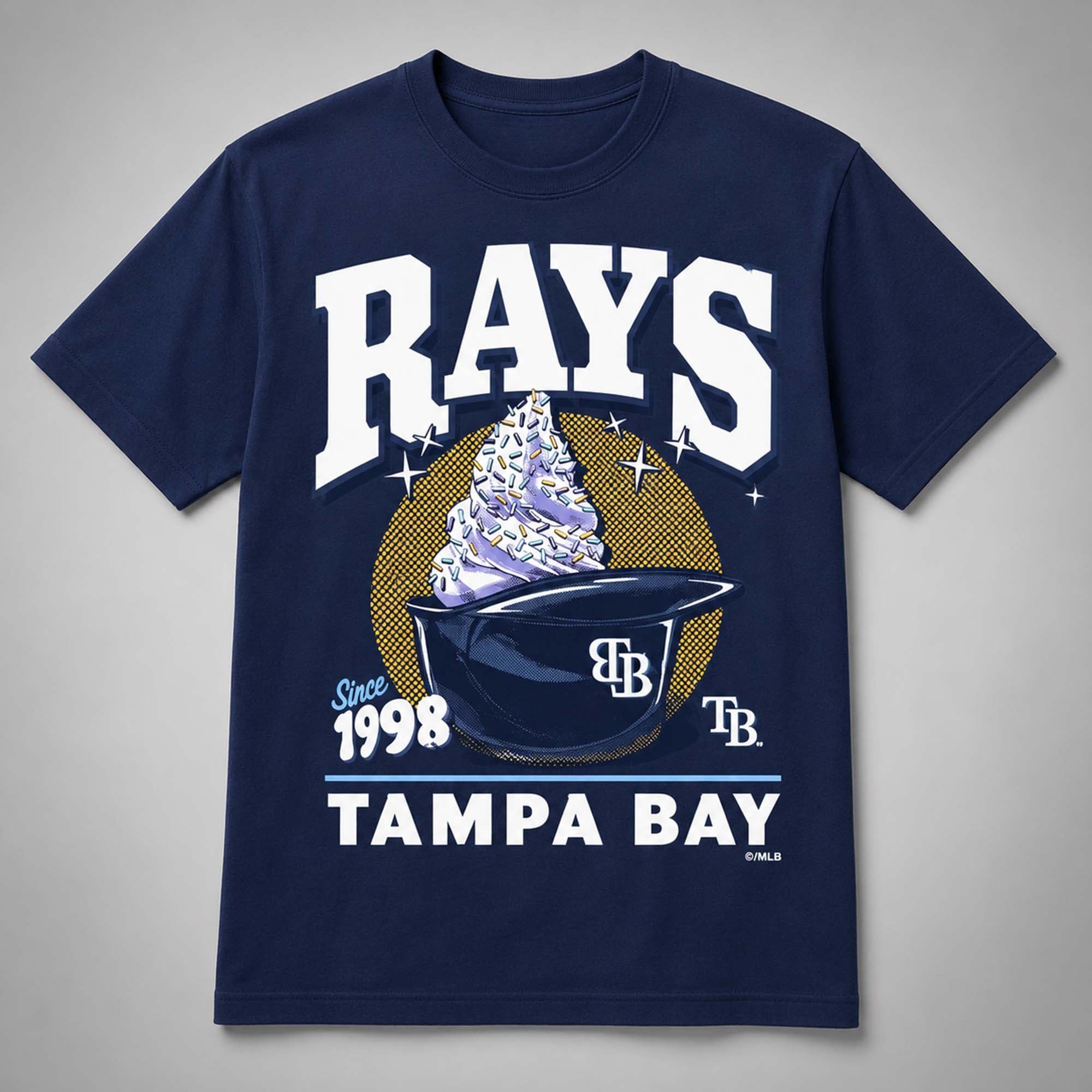 Tampa Bay Rays Ice Cream 2026 Shirt Rays Merch Gifts For Baseball Fans - Merchluma