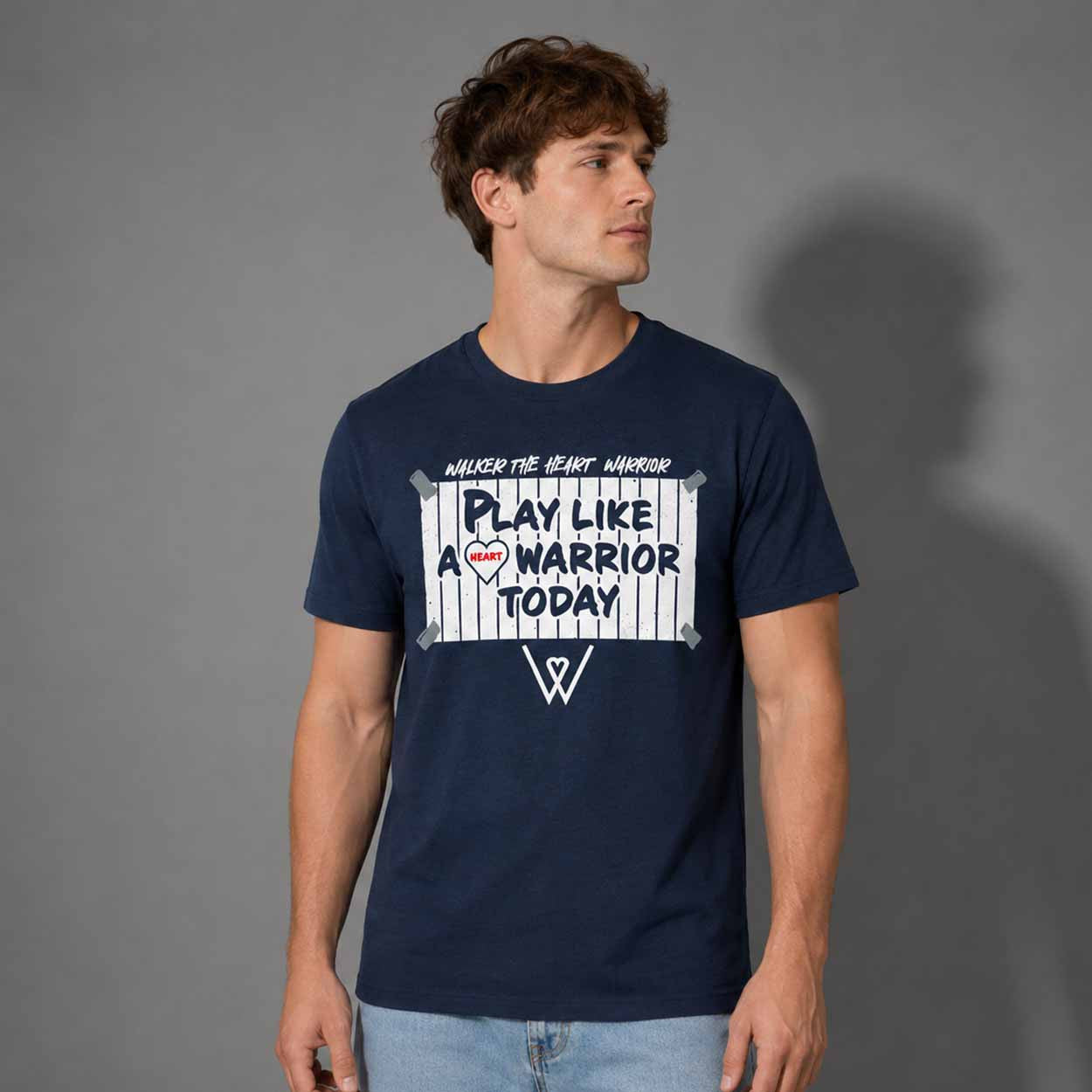 Walker The Heart Warrior Shirt CHD Awareness T-Shirt Gifts For Him Her - Merchluma