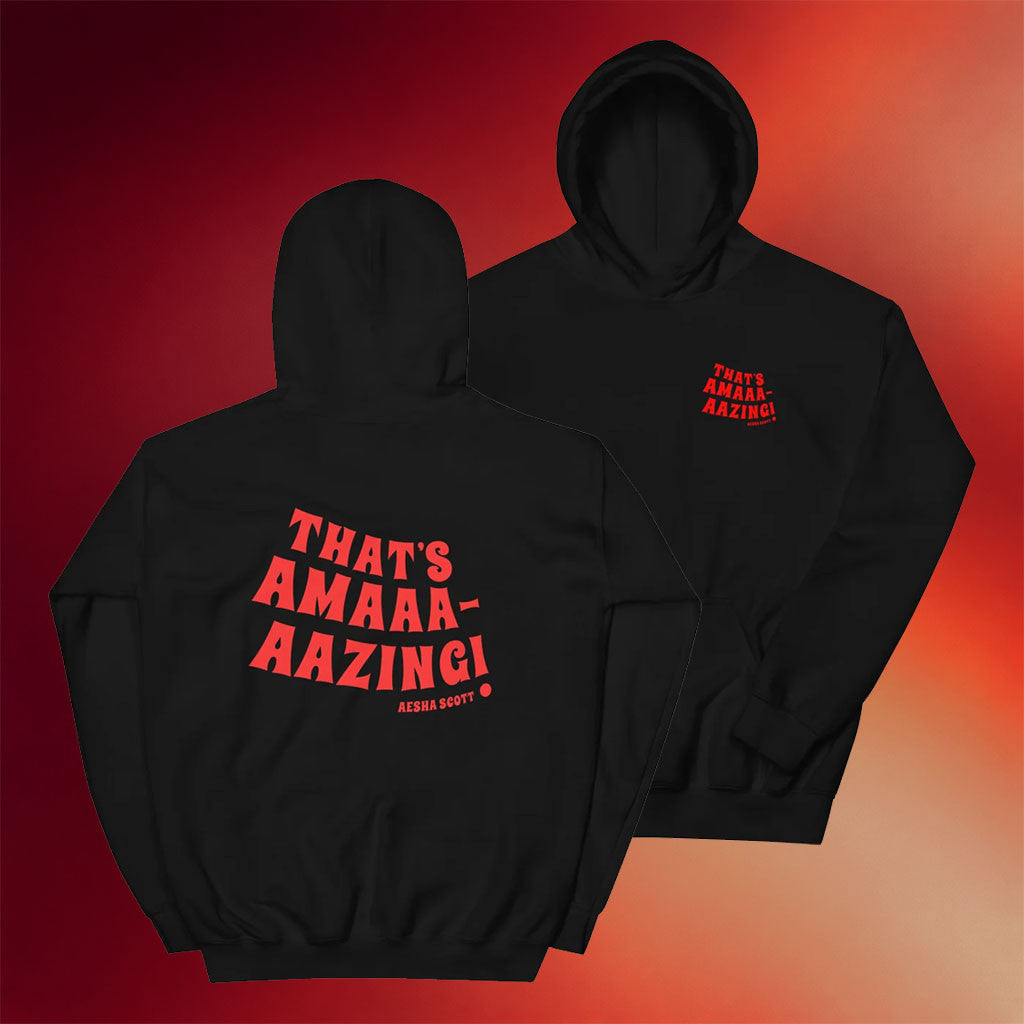 Aesha's Merch 2026 That's Amaaaazing Bold Edition Hoodie Aesha Scott Merch Gift For Sisters - Merchluma