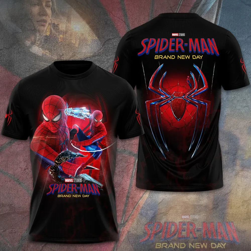 Marvel Spider-Man Brand New Day Shirt Superhero Graphic Tee Spider-Man Merch Fans Gifts - Merchluma