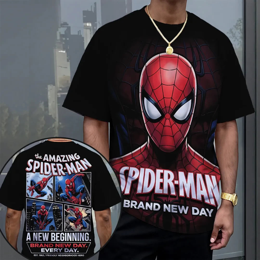 Marvel Studios Spider-Man Brand New Day Graphic Shirt Spider-Man Merch Superhero Fan Gifts - Merchluma