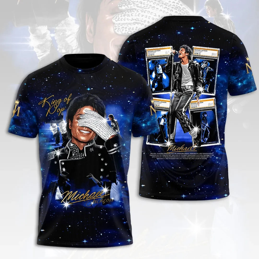 Michael Jackson King Of Pop T-Shirt Michael Jackson Merch Present For Music Lovers - Merchluma