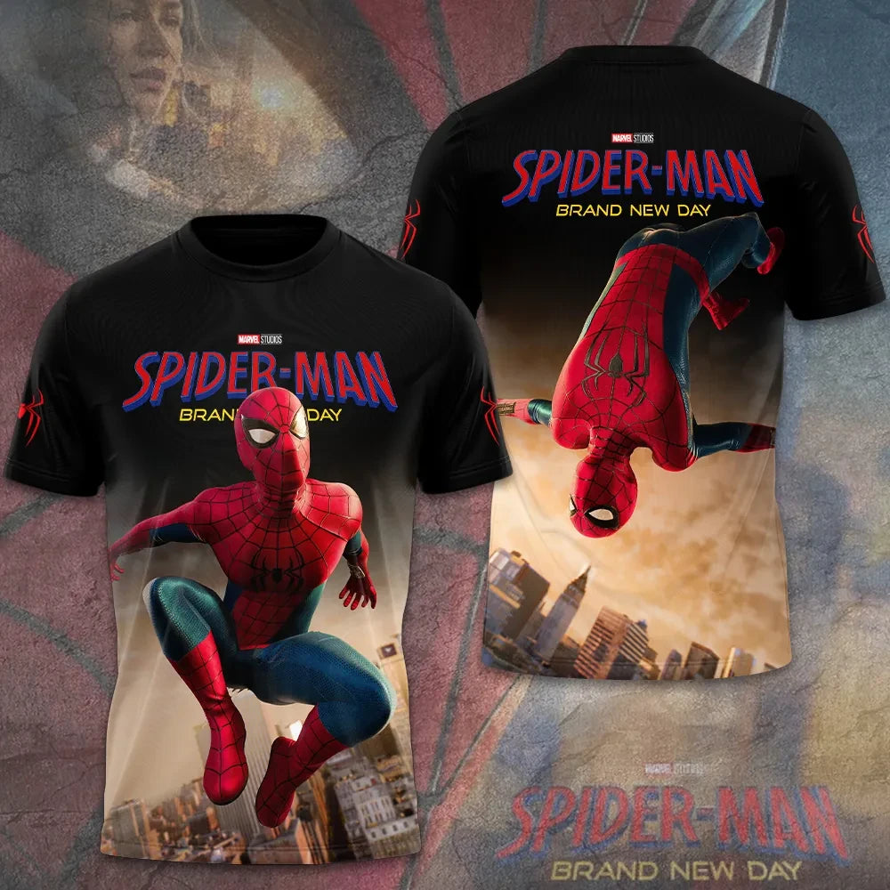 Spider-Man Brand New Day Movie Graphic T-Shirt Spider-Man Merch Superhero Fan Gift Ideas - Merchluma