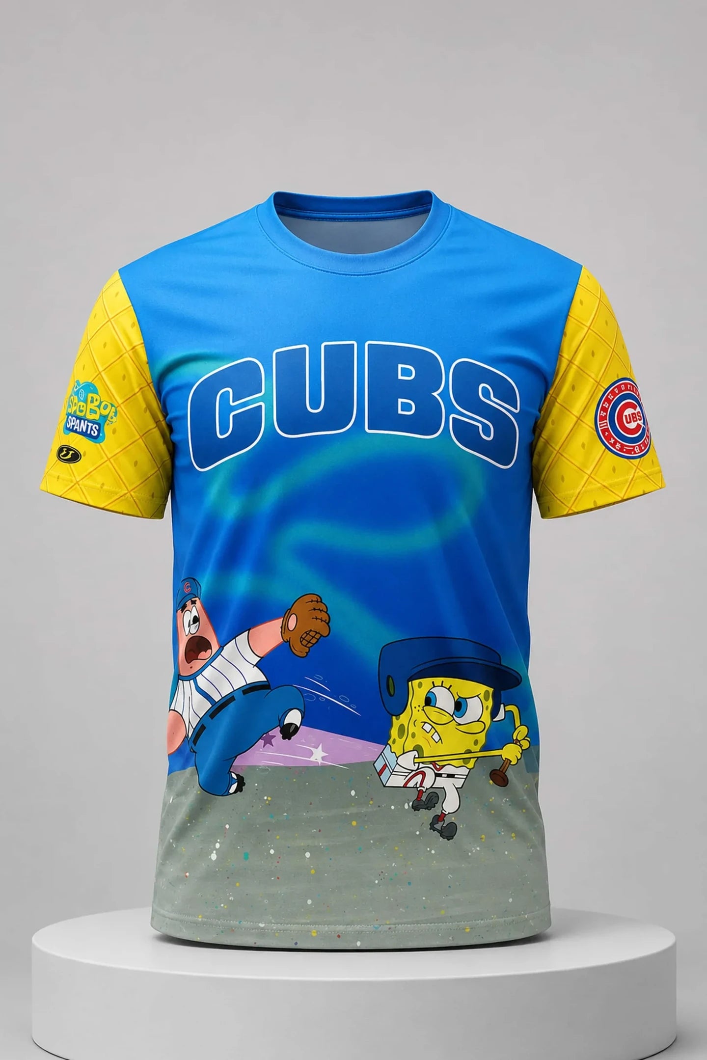 South Bend Cubs SpongeBob SquarePants Shirt SB Cubs Merch Gifts For Baseball Fans - Merchluma