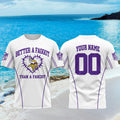 Personalized Minnesota Vikings Better A Faggot Than A Fascist T-Shirt MN Vikings Merch Fan Gift - Merchluma