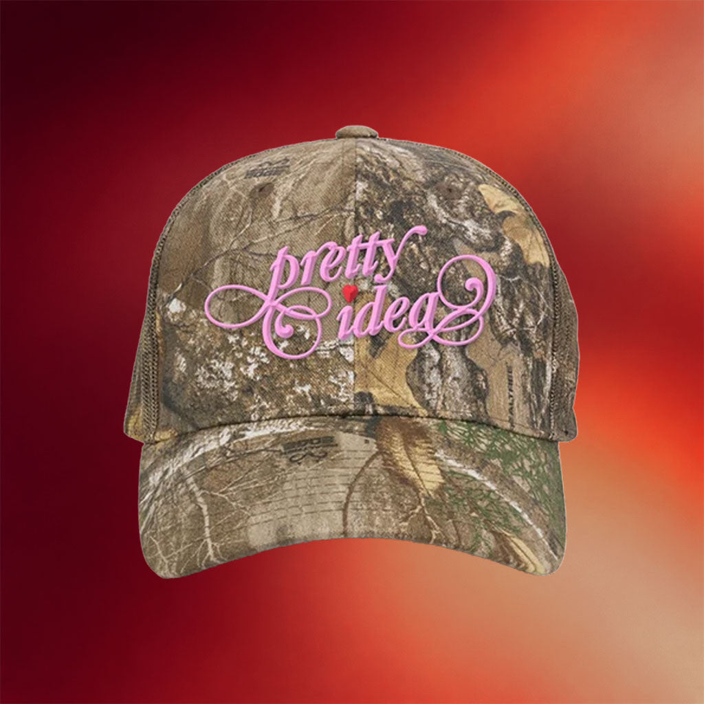 Amber Mark Merch 2026 Pretty Idea Camo Trucker Hat Cool Gifts For Music Lovers - Merchluma