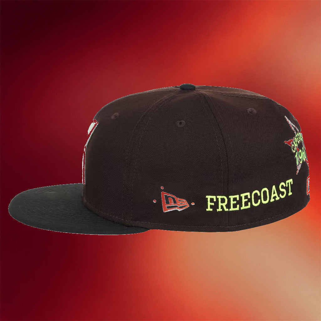 Even The Devil Smiles Merch 2026 IDK X Lids HD Freecoast Snapback Hat ETDS Merch Gift For Dudes - Merchluma