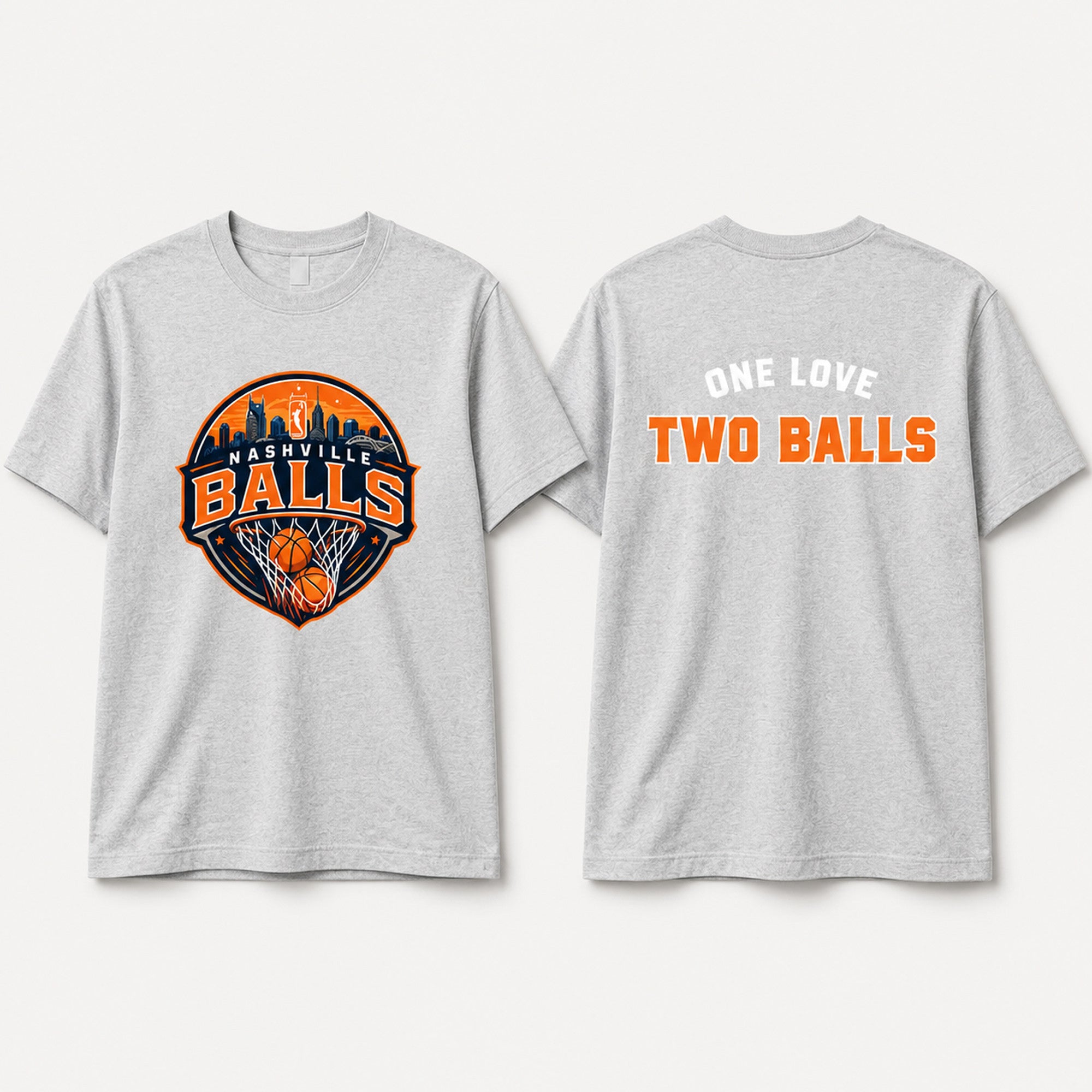 Nashville Balls One Love Two Balls Shirt Gifts For The Basketball Enthusiast - Merchluma