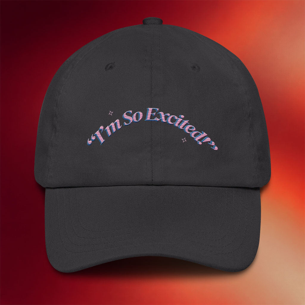 Aesha's Merch 2026 I'm So Excited Hat Embroidered Aesha Scott Merch Gift For Friends - Merchluma