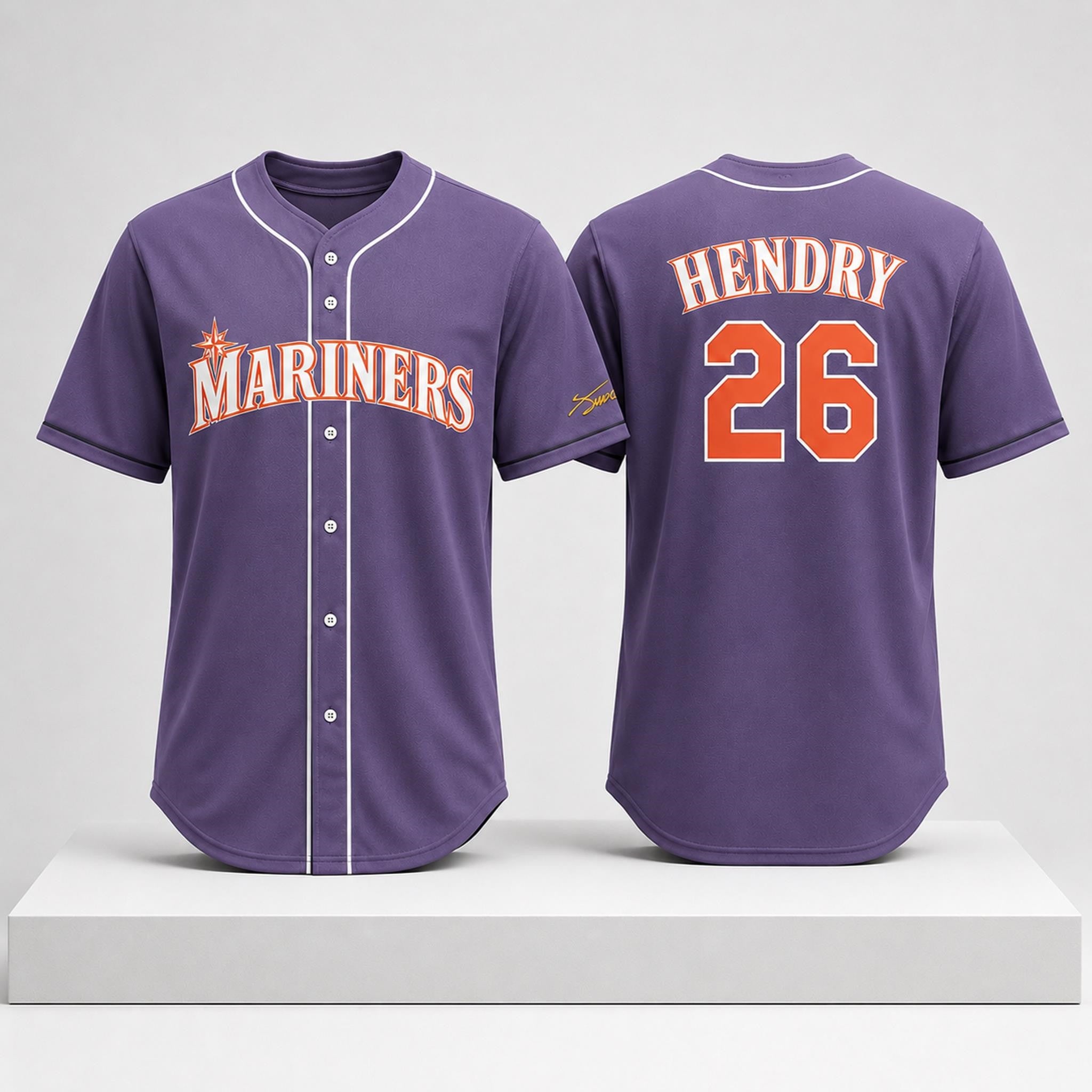 Mariners Jimi Hendrix Night Jersey 2026 Hendry Jersey Shirt Mariners Merch Gift For Fans - Merchluma