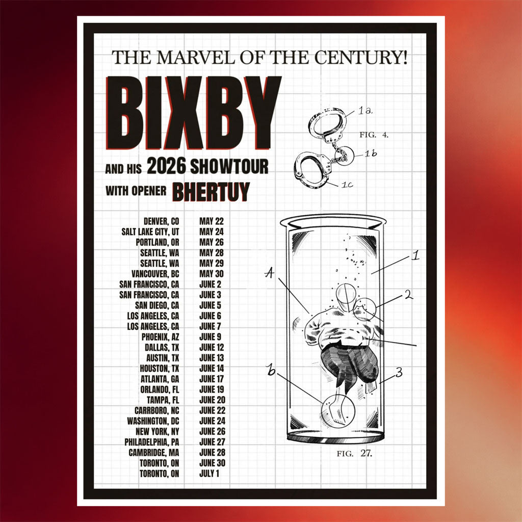 Bixby Merch 2026 Tour Poster Bixby Artist Merch Wall Art Decor Gift For Music Lovers - Merchluma