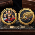 Star Trek Voyager Commemorative Coin Legends and Starships 60th Anniversary Star Trek Merch - Merchluma