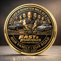 Fast And Furious 25th Anniversary Commemorative Coin Our Family Our Road Fast And Furious Merch - Merchluma