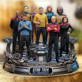Star Trek 60th Anniversary Acrylic Plaque Star Trek Merch Enterprise Timeline Sci-Fi Fan Merch - Merchluma