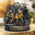 Iron Maiden Eddie Acrylic Plaque Iron Maiden Merch Desk Decor Gifts For Music Lovers - Merchluma