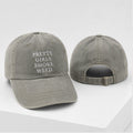 Pretty Girls Smoke Weed 2026 Hat Embroidered Funny Cap Humorous Gift For Her - Merchluma
