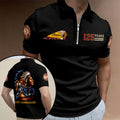 Indian Motorcycle 125th Anniversary Zip Polo Shirt Best Birthday Gift For Husband - Merchluma