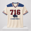 Buffalo 716 Stands Proud 2026 V-Neck Shirt Buffalo Pride Clothing Gifts For Friends - Merchluma