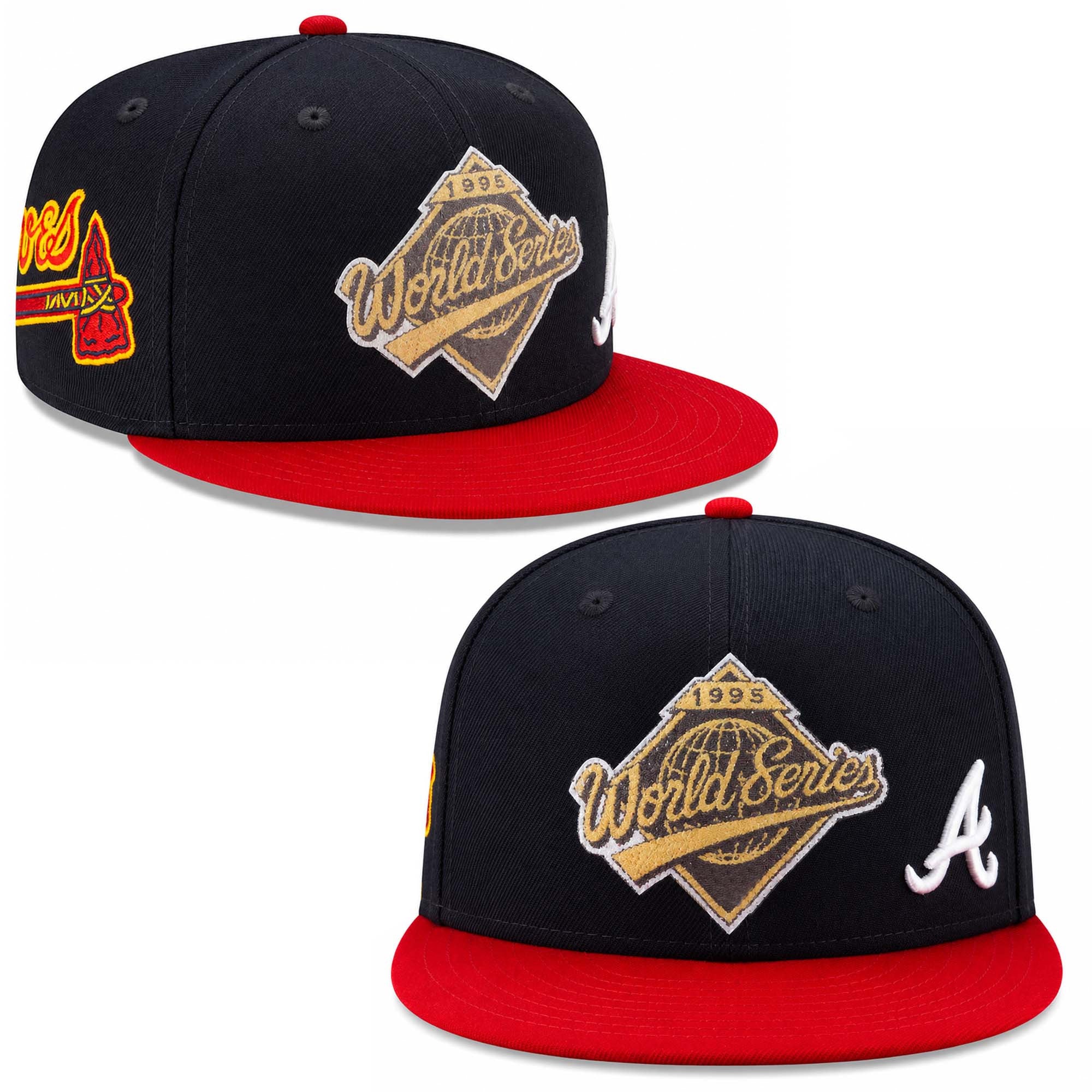Justin Bieber Braves 1995 World Series Champions Snapback Hat Braves Merch Present For Fans - Merchluma