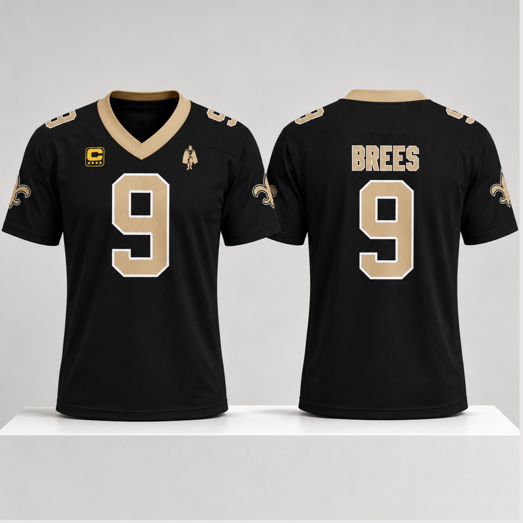 New Orleans Saints #9 Drew Brees 2026 Jersey NO Saints Merch Present For Football Fans - Merchluma