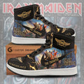 Iron Maiden The Trooper Shoes Powerslave Sneakers Iron Maiden Merch Gift For Band Fans - Merchluma