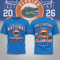 Florida Gators Road to Glory 2026 Football Champions Shirt Florida Gators Merch Fans Gifts - Merchluma