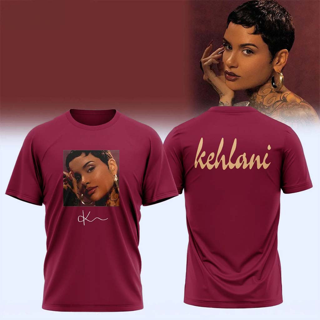 Kehlani World Tour 2026 Signed T-Shirt Kehlani Merch Music Lover Gift Ideas For Him - Merchluma