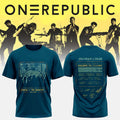 OneRepublic Merch Escape To Europe 2025 Tour T-Shirt Signed Shirt Gift For Music Lovers - Merchluma