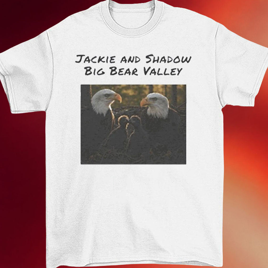 Jackie Big Bear Merch 2026 Jackie And Shadow Big Bear Valley T-Shirt Gift For Eagles Lover - Merchluma