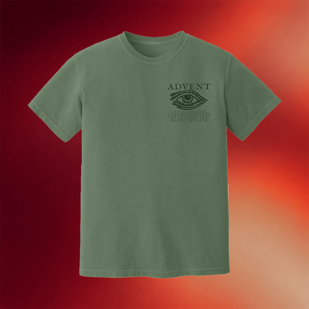 Advent Merch 2026 Eye Stand T-Shirt Unique Gifts For Music Lovers - Merchluma