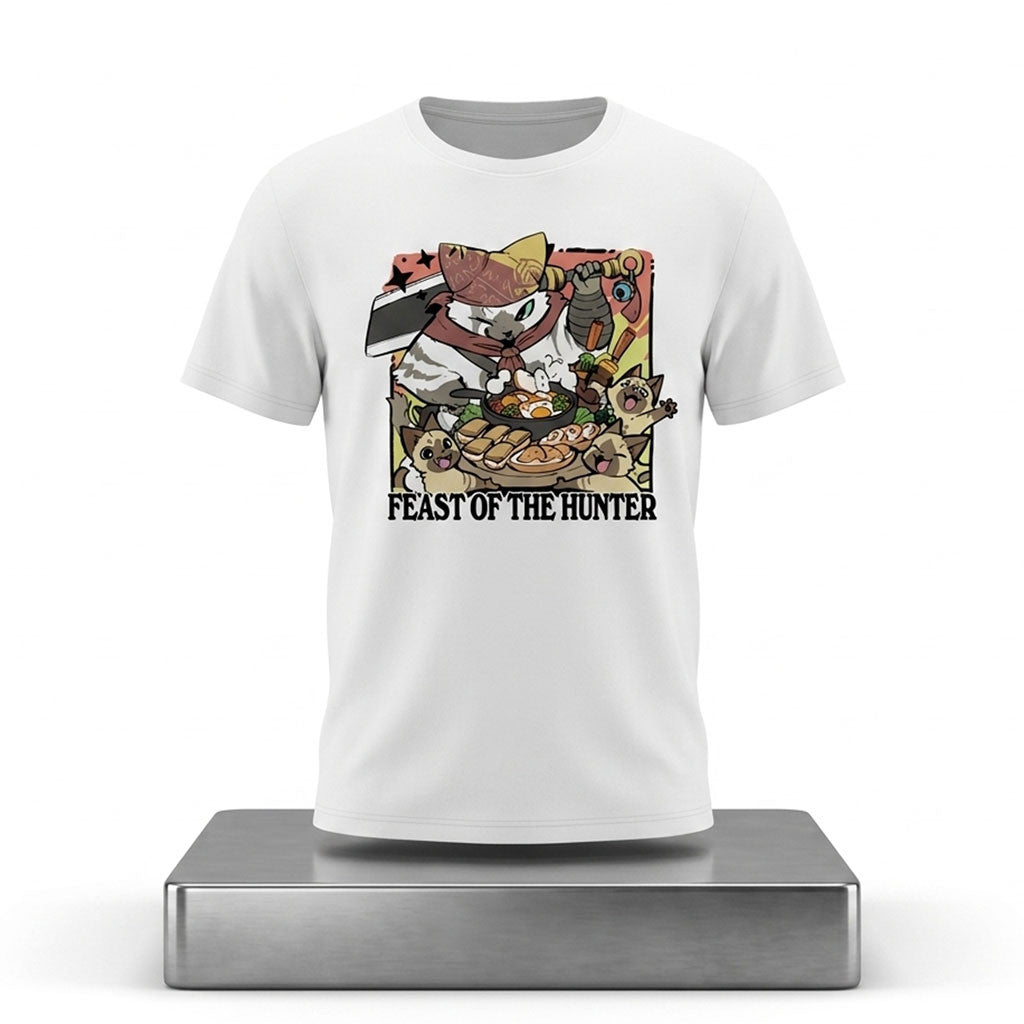 Feast Of The Hunter Shirt Funny Graphic T-Shirt Gifts For Friends - Merchluma