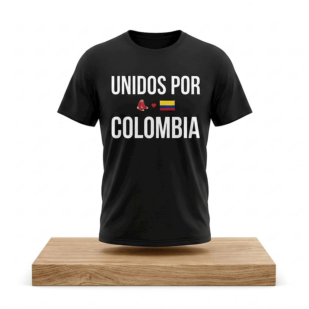 Red Sox Unidos Por Colombia Shirt Boston Red Sox Merch Best Gifts For Baseball Fans - Merchluma