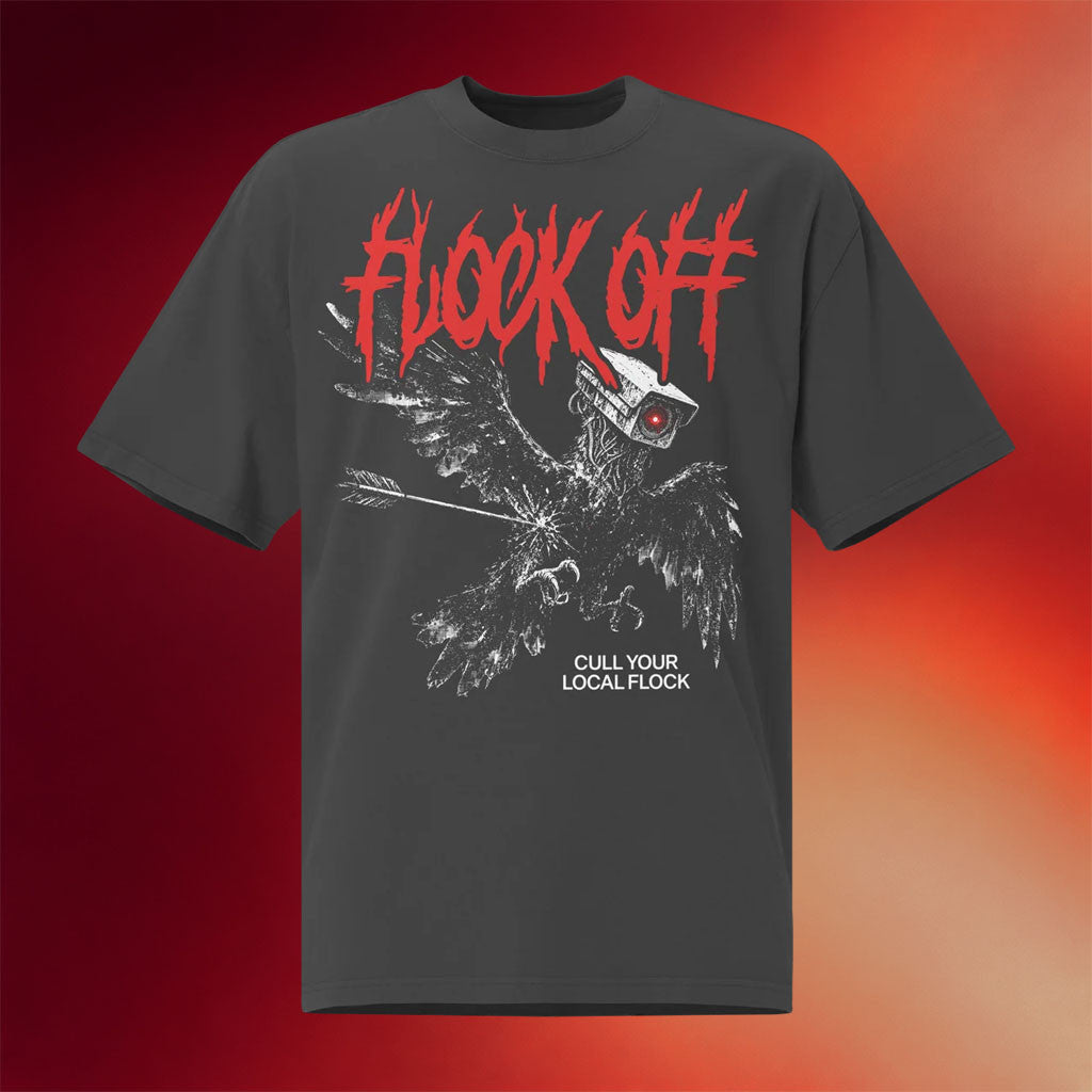 Tucker Carlson Merch 2026 Flock Off Metalhead T-Shirt Cull Your Local Flock Shirt Gift Ideas - Joyoce - Merchluma
