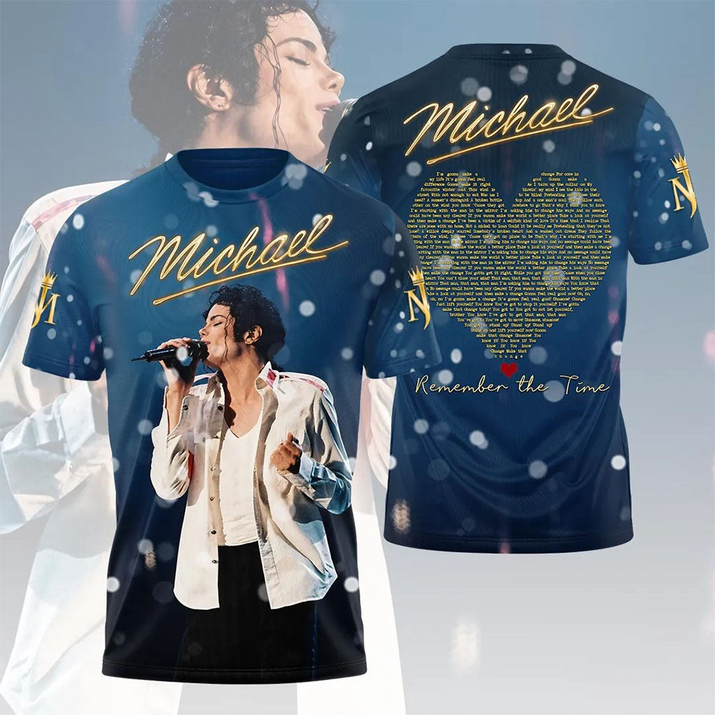 Michael Jackson Merch Remember The Time Michael Jackson T-Shirt Gift Ideas For Music Lovers - Merchluma