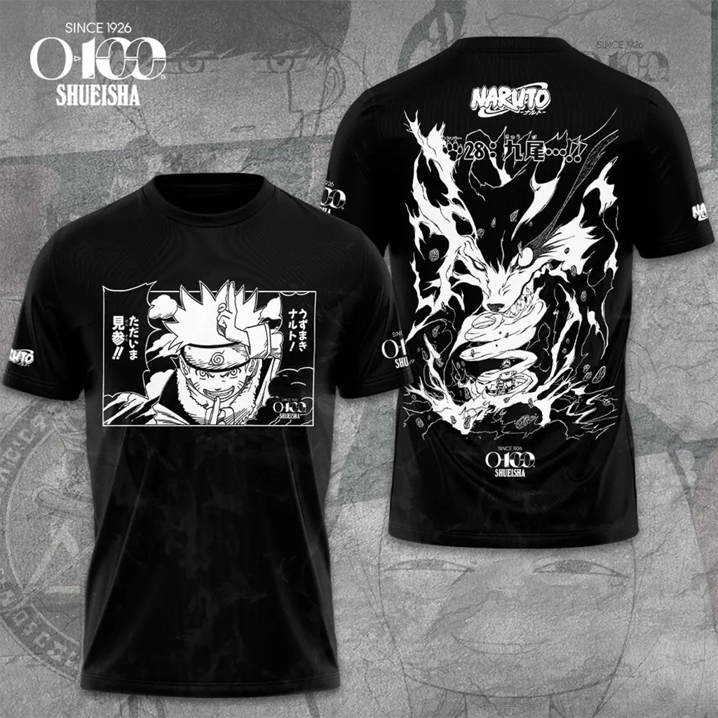 Shueisha x Naruto 100th Anniversary T-Shirt Shueisha Merch Best Gifts For Anime Fans - Merchluma