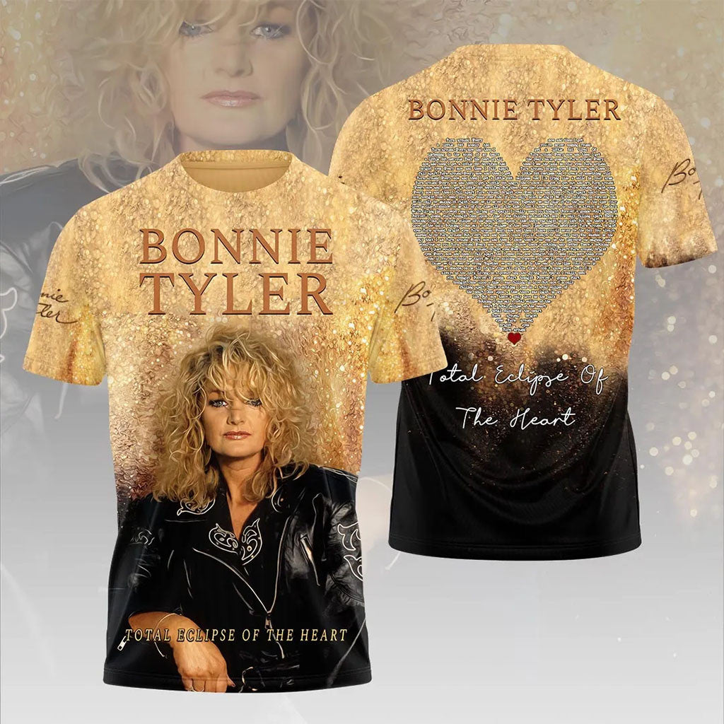 Bonnie Tyler Total Eclipse Of The Heart T-Shirt Bonnie Tyler Merch Music Fan Gifts - Merchluma