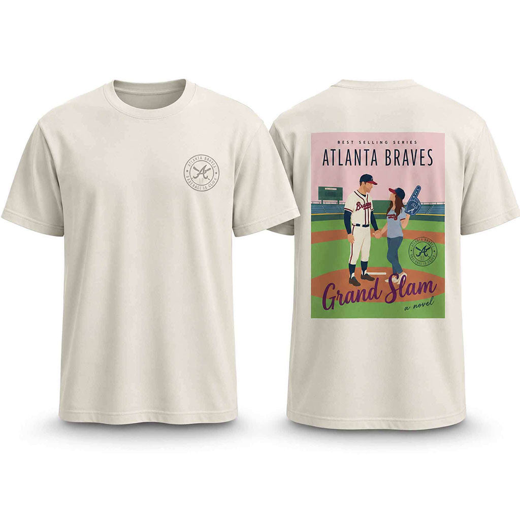 2026 Braves Books And Baseball T-Shirt Atlanta Braves Merch Gifts For Baseball Lovers - Merchluma