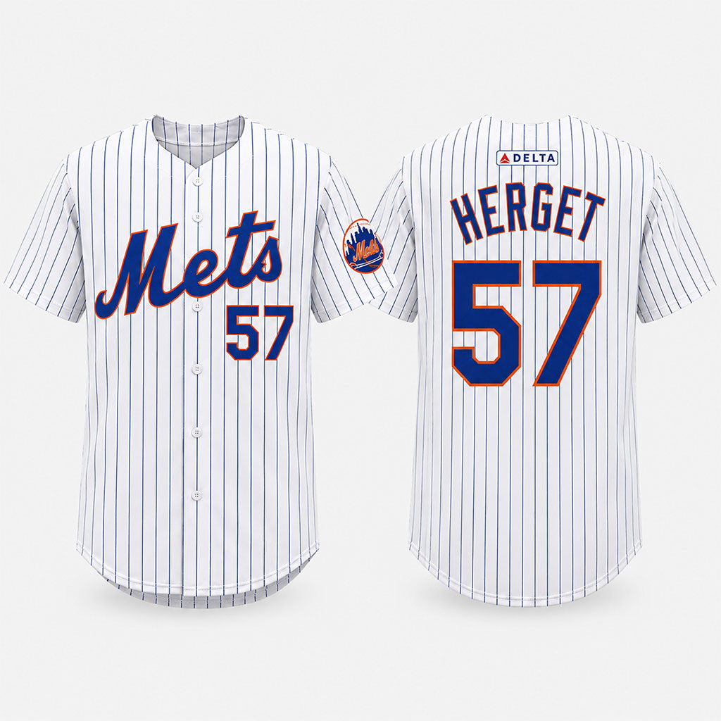 2026 Mets Kevin Herget #57 Jersey New York Mets Merch Best Gifts For Baseball Fans - Merchluma
