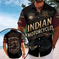 Indian Motorcycle 125th Anniversary Hawaiian Shirt Freedom And Craftsmanship 1901-2026 Shirt - Merchluma