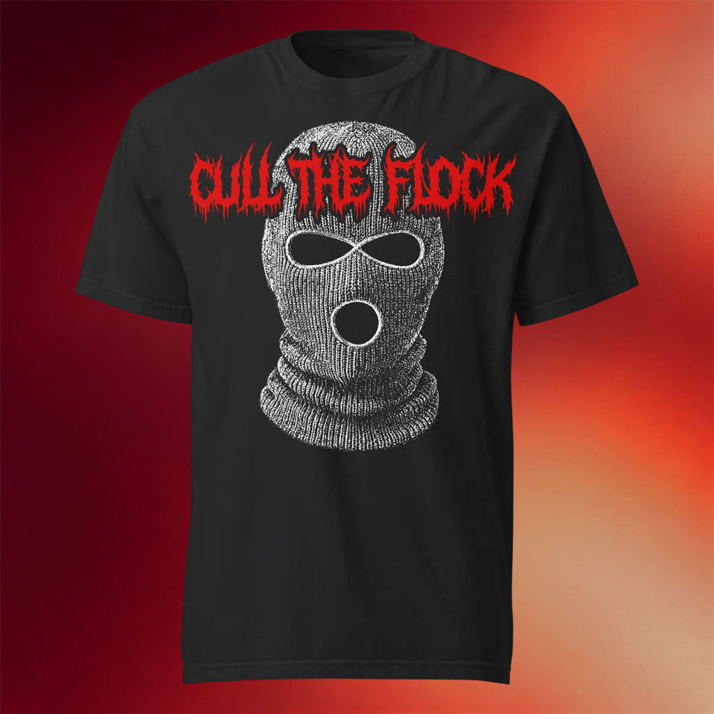 Tucker Carlson Merch 2026 Cull The Flock Metalhead T-Shirt Black Political Gift Ideas - Joyoce - Merchluma