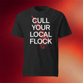 Tucker Carlson Merch 2026 Cull Your Local Flock T-Shirt Black Unique Gift For Husband - Joyoce - Merchluma