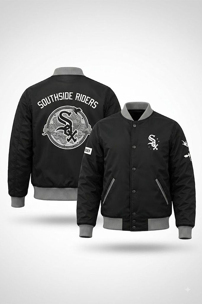 White Sox Fourth Wing Night Bomber Jacket 2026 Chicago White Sox Merch Gifts For Fans - Merchluma