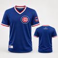 2026 BudFridays Cubs 1980s V-Neck T-Shirt Chicago Cubs Merch Gifts For Baseball Lovers - Merchluma